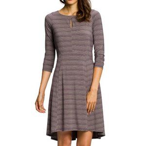 Nau Keyhole Long Sleeve Dress